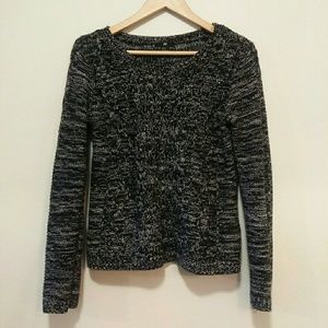 Black confetti chunky H&M sweater